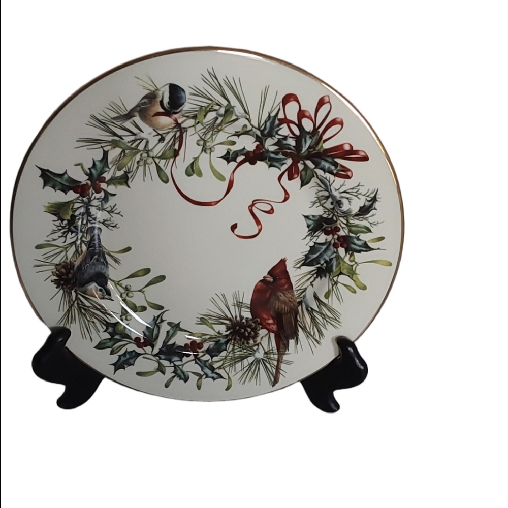 Lenox‎ Winter Greetings Set Of 3 Salad Plates
